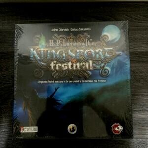 HP Lovecrafts Kingsport Festival Passport Studios Board Game NWT